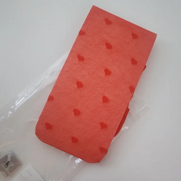 NWT Free People Red Sheer Hearts Tights - Picture 9 of 10